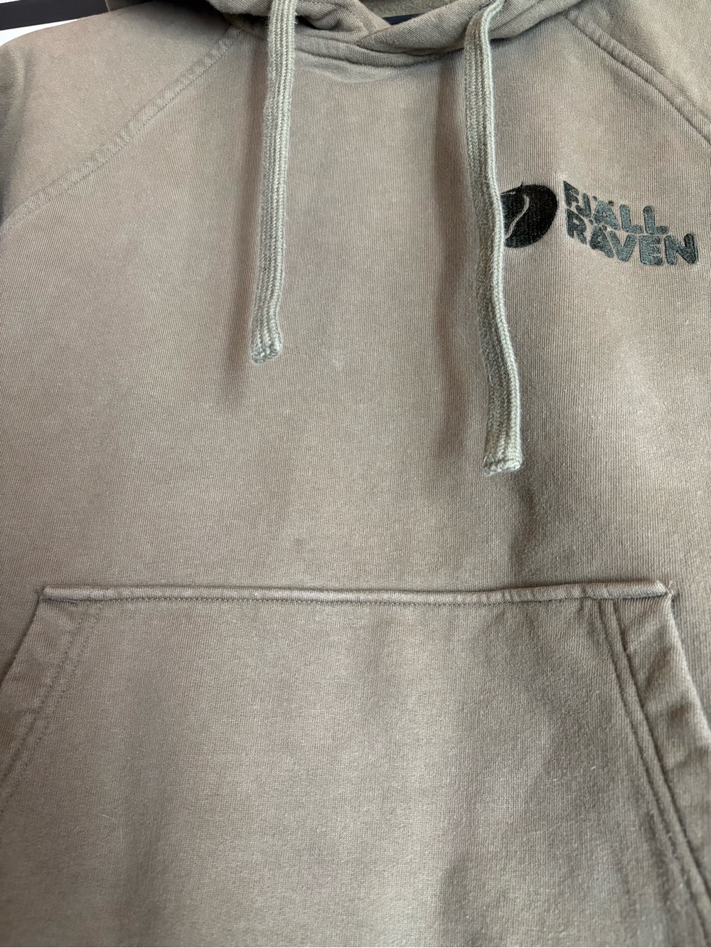 Fjall Raven Classic Hoodie Mens L Green Fleece Lined Long Sleeve Pullover - Picture 5 of 10